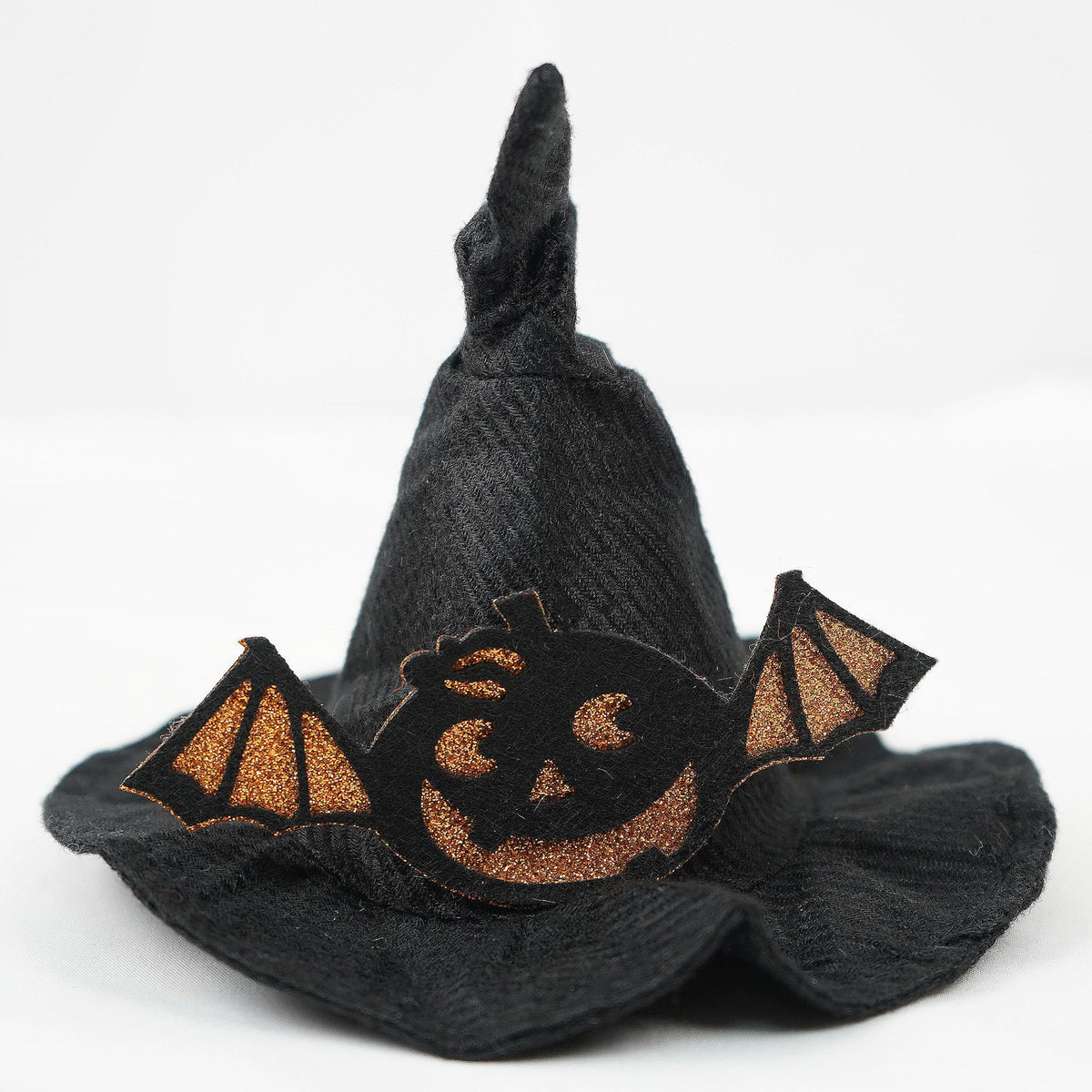 Halloweenhatt för husdjur med pumpa och fladdermus