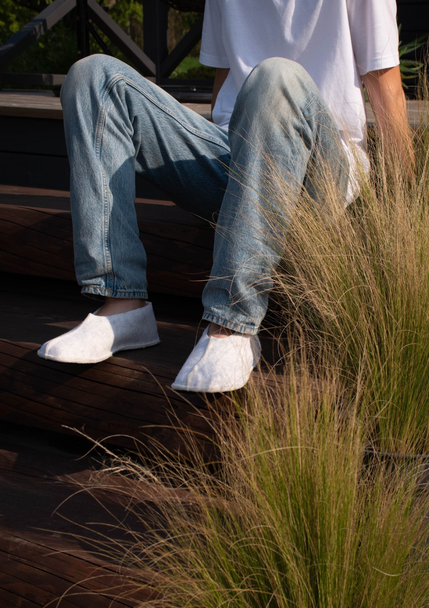 Tohkri Unisex-tofflor - Vit