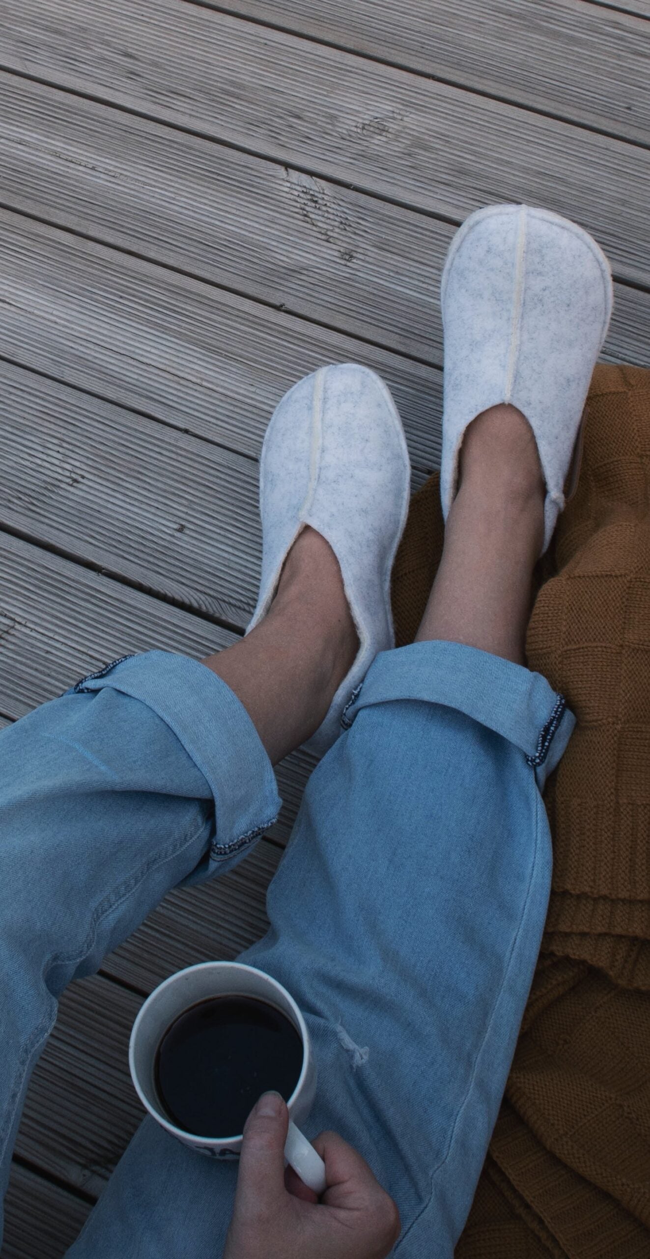 Tohkri Unisex-tofflor - Vit
