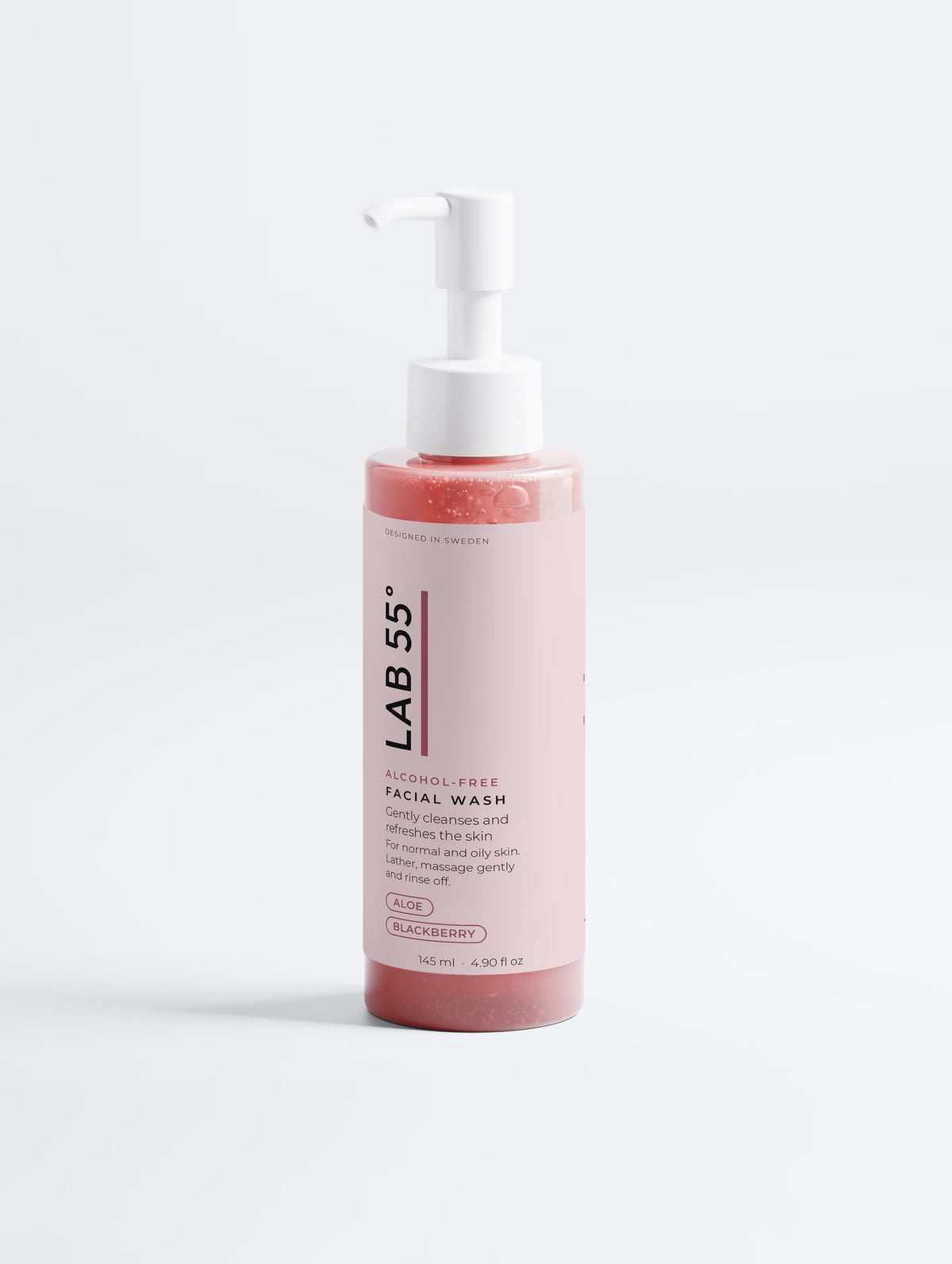 LAB 55 Radiant Glow ansiktstvätt, 145 ml – flaska
