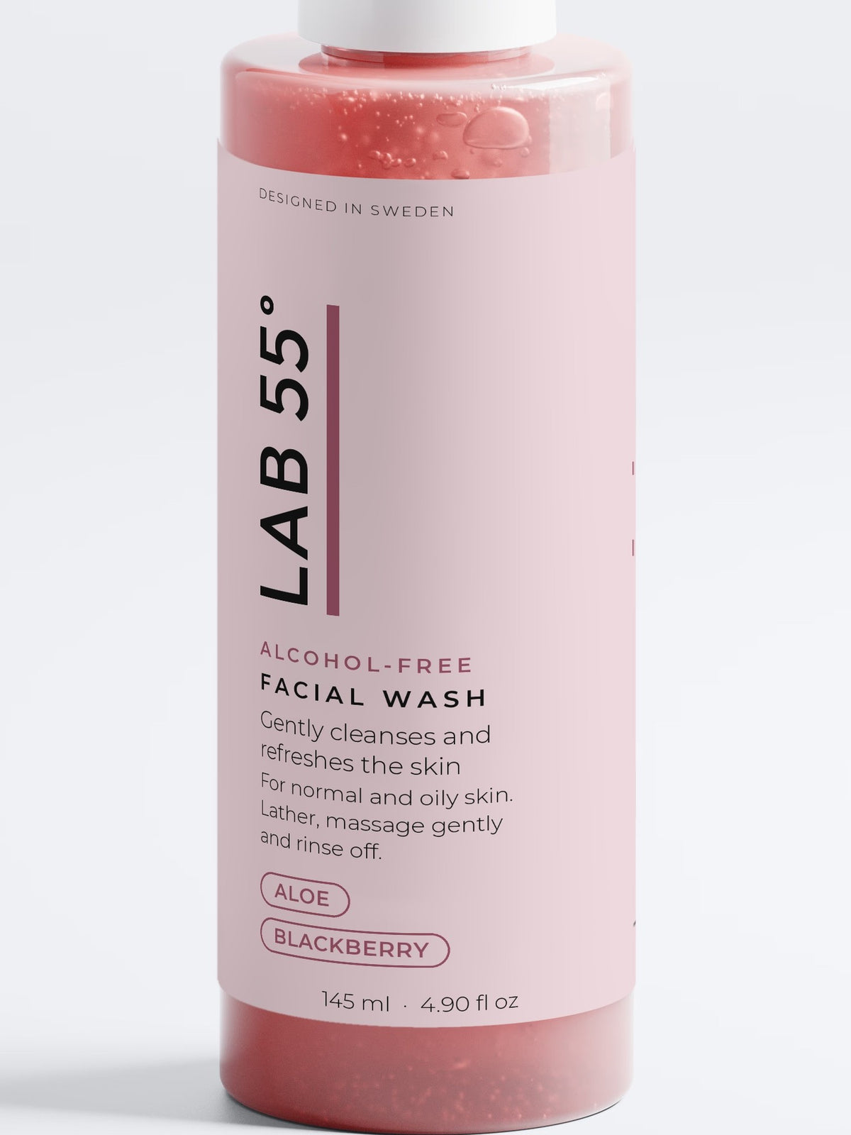 LAB 55 Radiant Glow ansiktstvätt – närbild