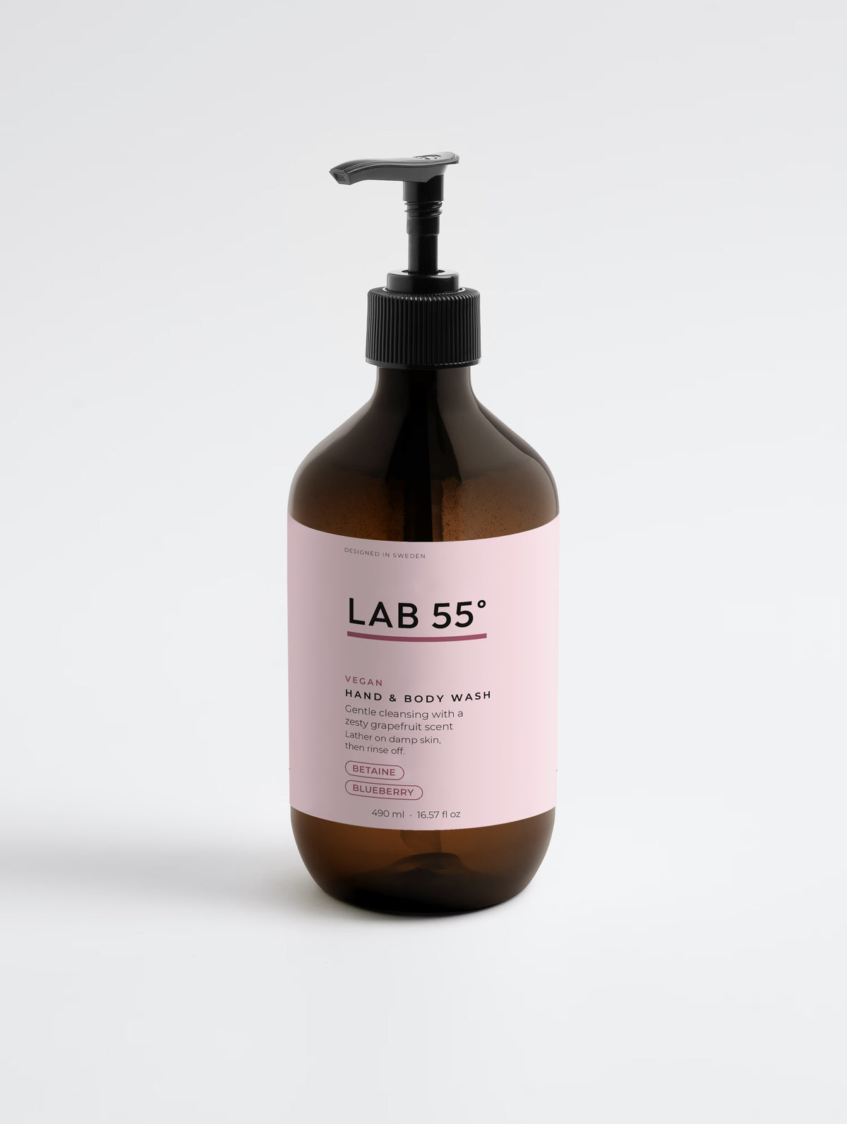 LAB 55 Grapefrukt hand- & kroppstvätt, 490 ml – flaska