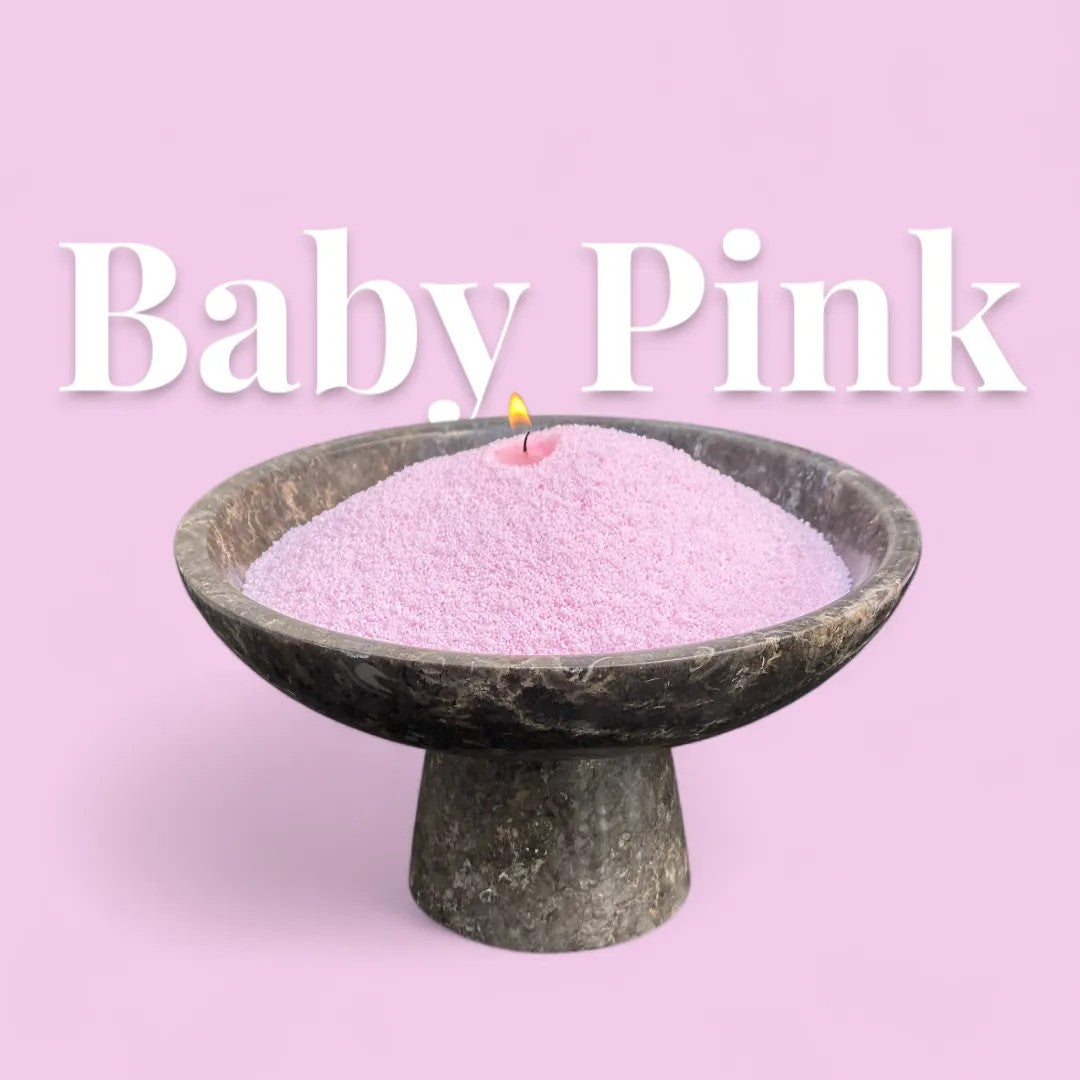 Baby Pink Unscented Candle Sand Refill, 1kg