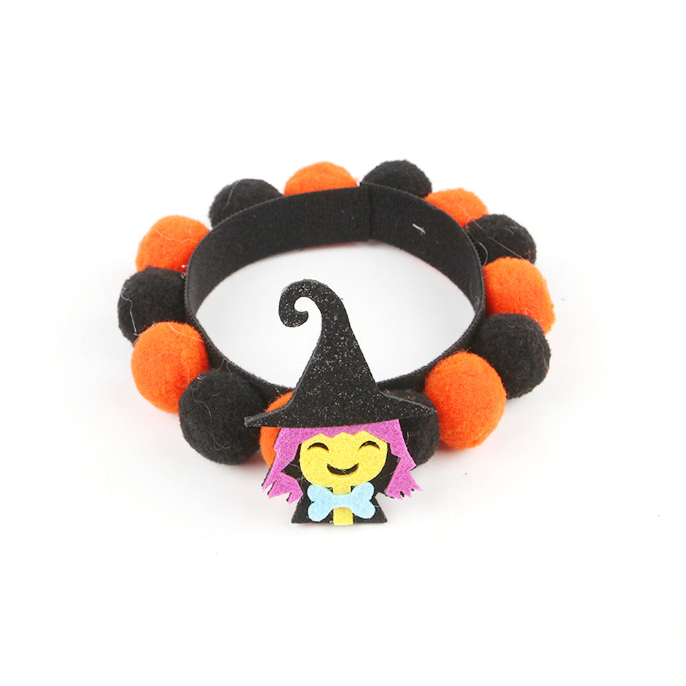 Halloweenhalsband för husdjur, motivvariant 9