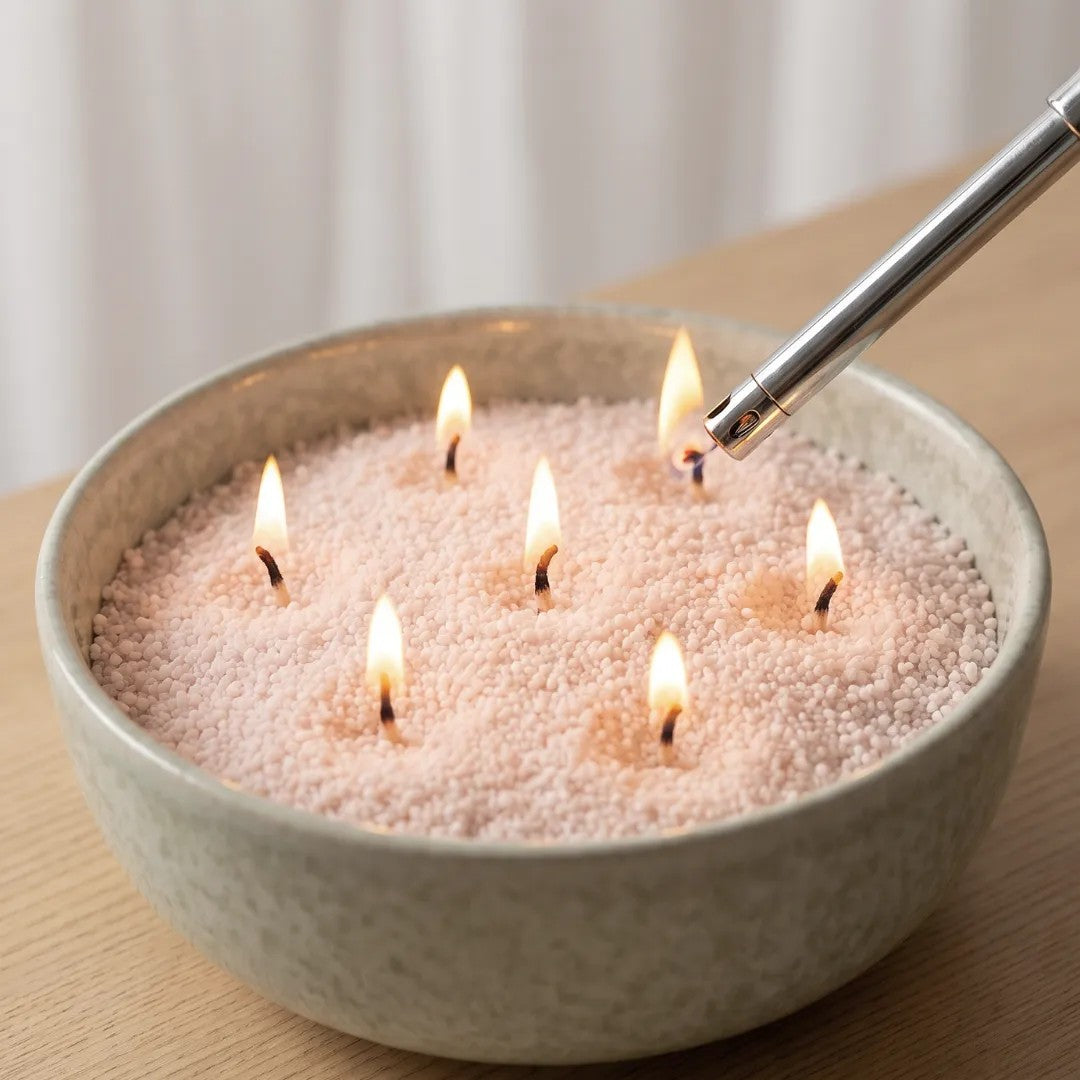 Champagne Rhubarb Scented Candle Sand Refill, 1kg