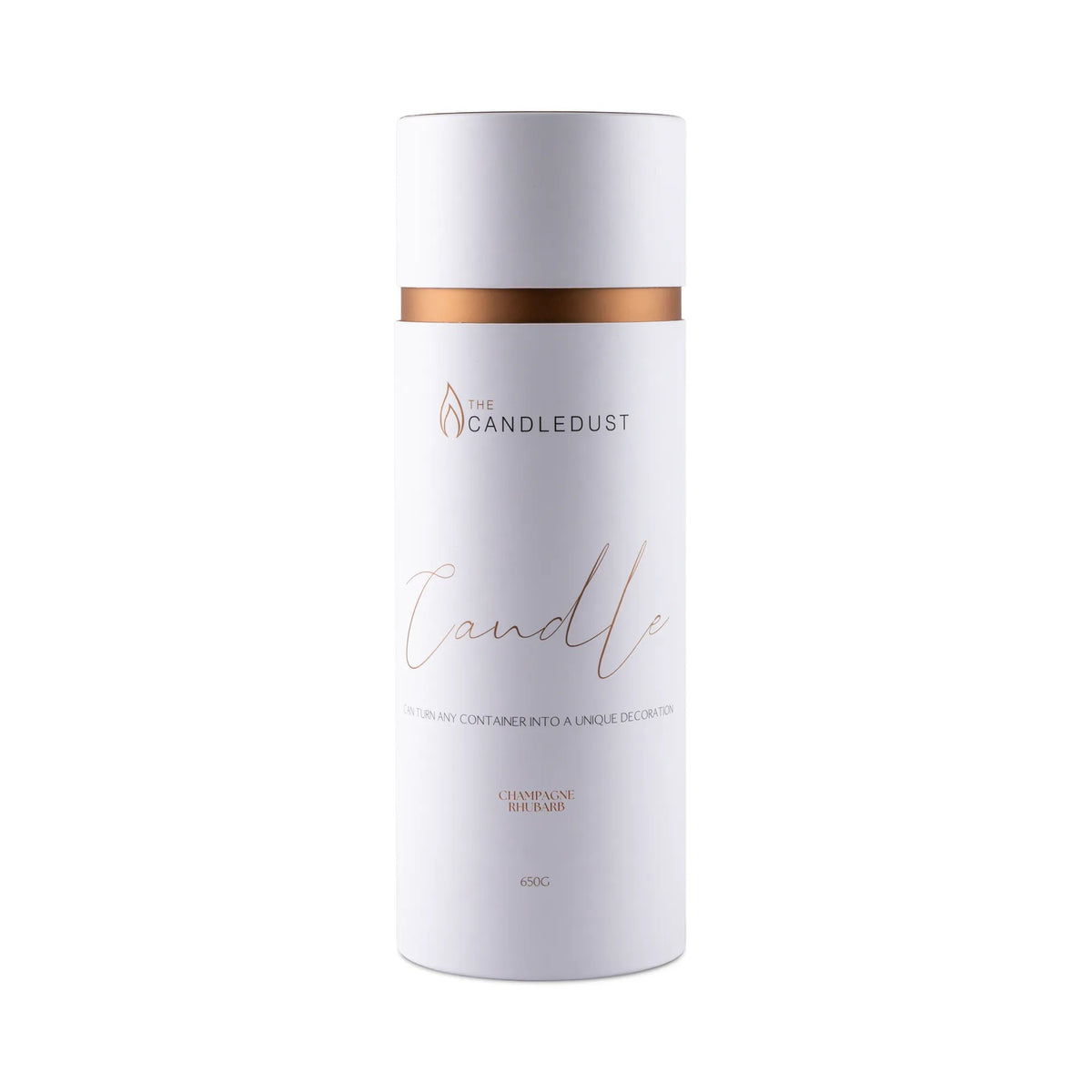 Champagne Rhubarb Size Trio, 160g Candle + 350g Refill + 650g Tube