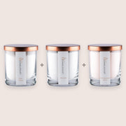 Cosy Discovery Trio, Dark Honey, Midnight, Pomegranate Spice, 3 × 160g Candles