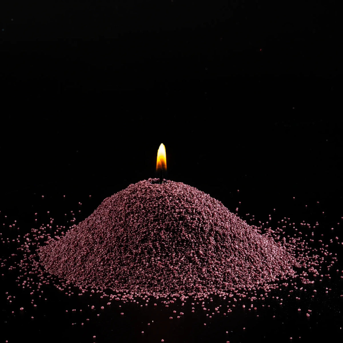 Dark Lilac Unscented Candle Sand Refill, 350g
