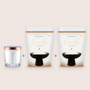 Diamond Dust Starter Set, 160g Candle + 2 × 350g Refills