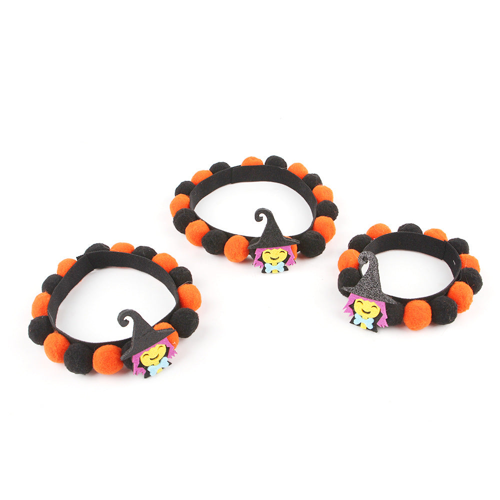Halloweenhalsband för husdjur, motivvariant 1