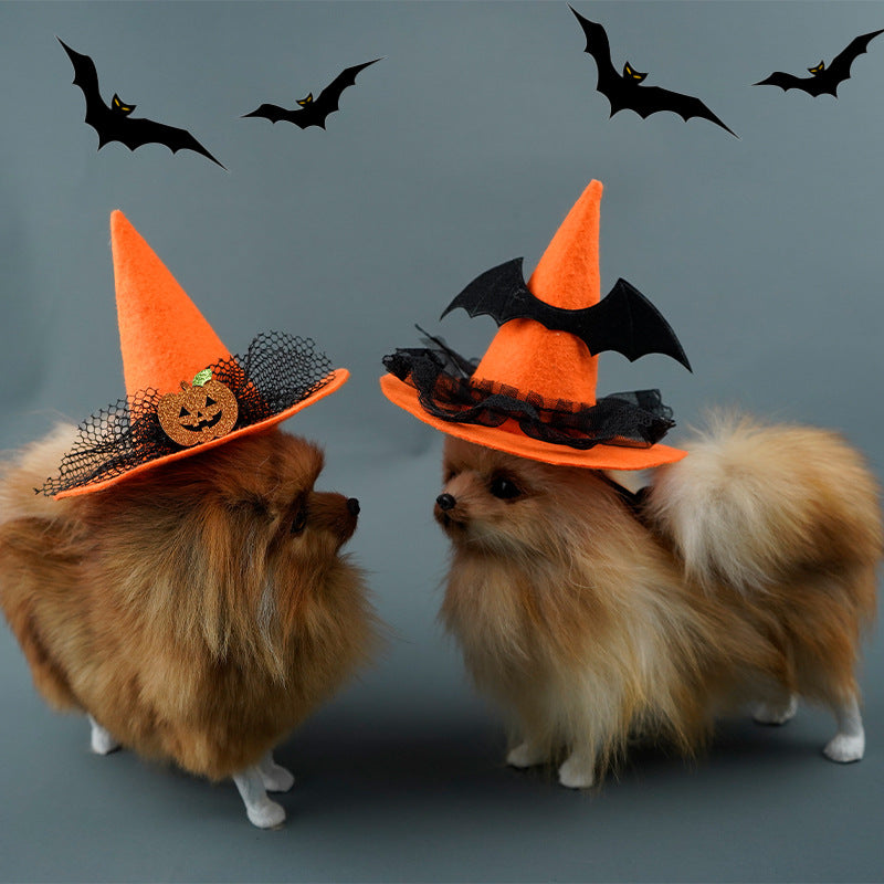 Halloweenhatt för husdjur i fiberduk