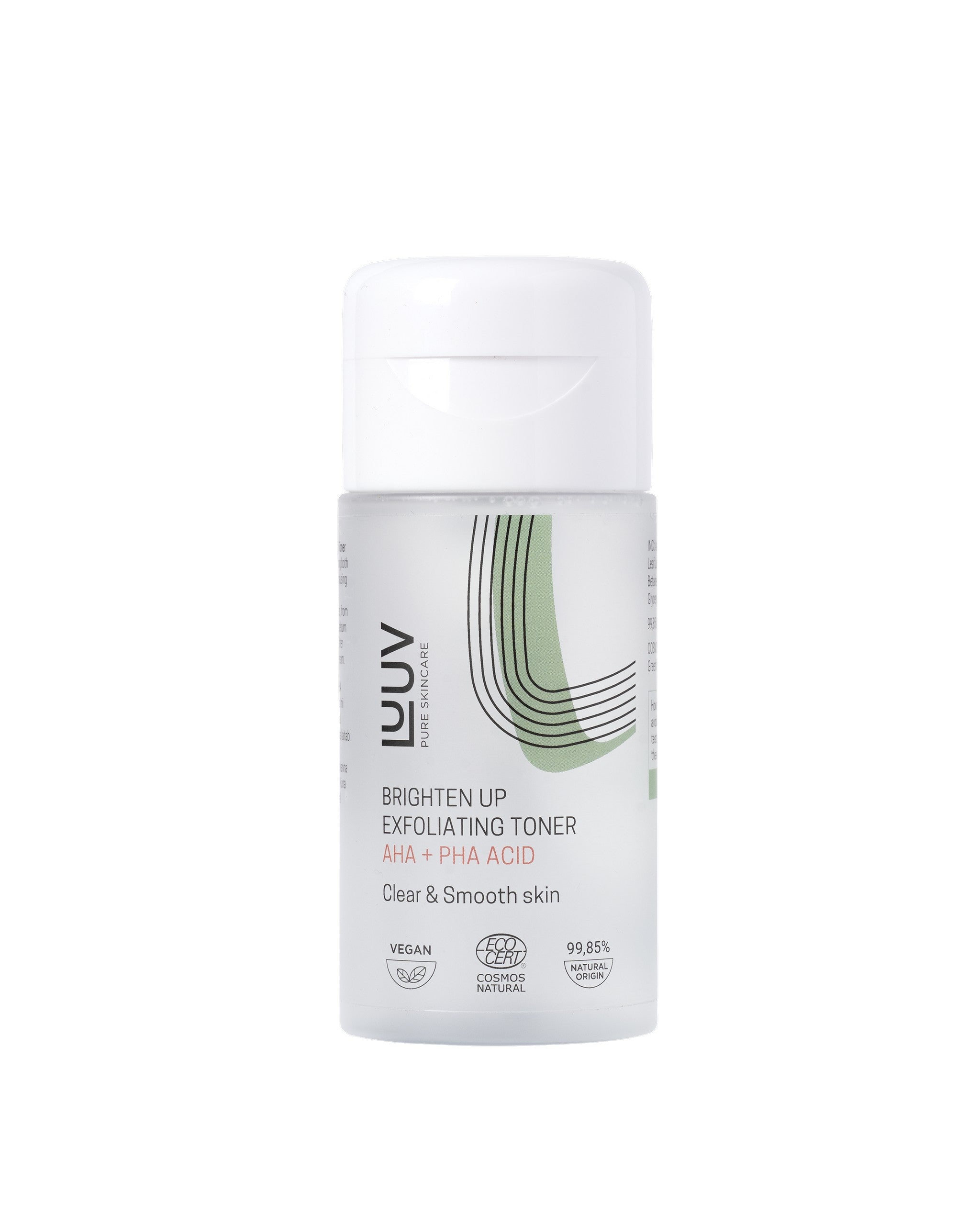 Exfoliating Face Toner with AHA + PHA Acid COSMOS, 120 ml