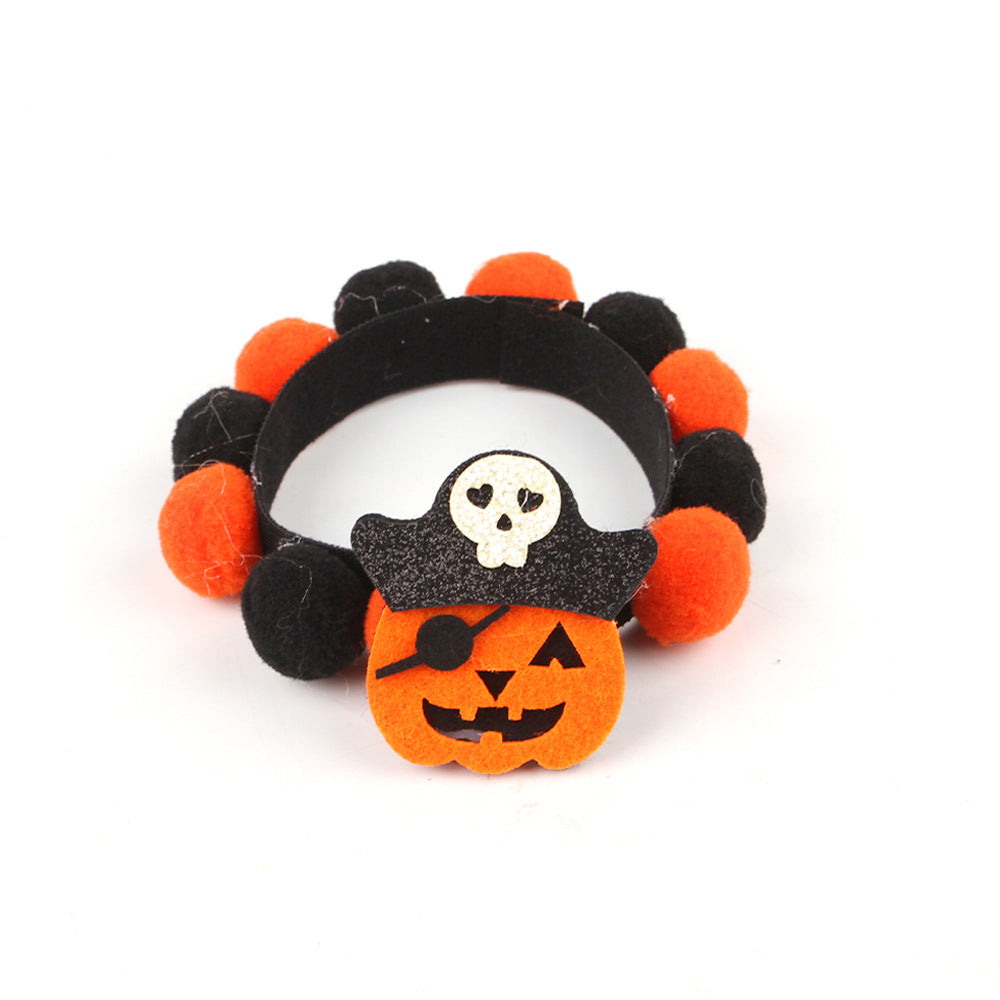 Halloweenhalsband för husdjur, motivvariant 5