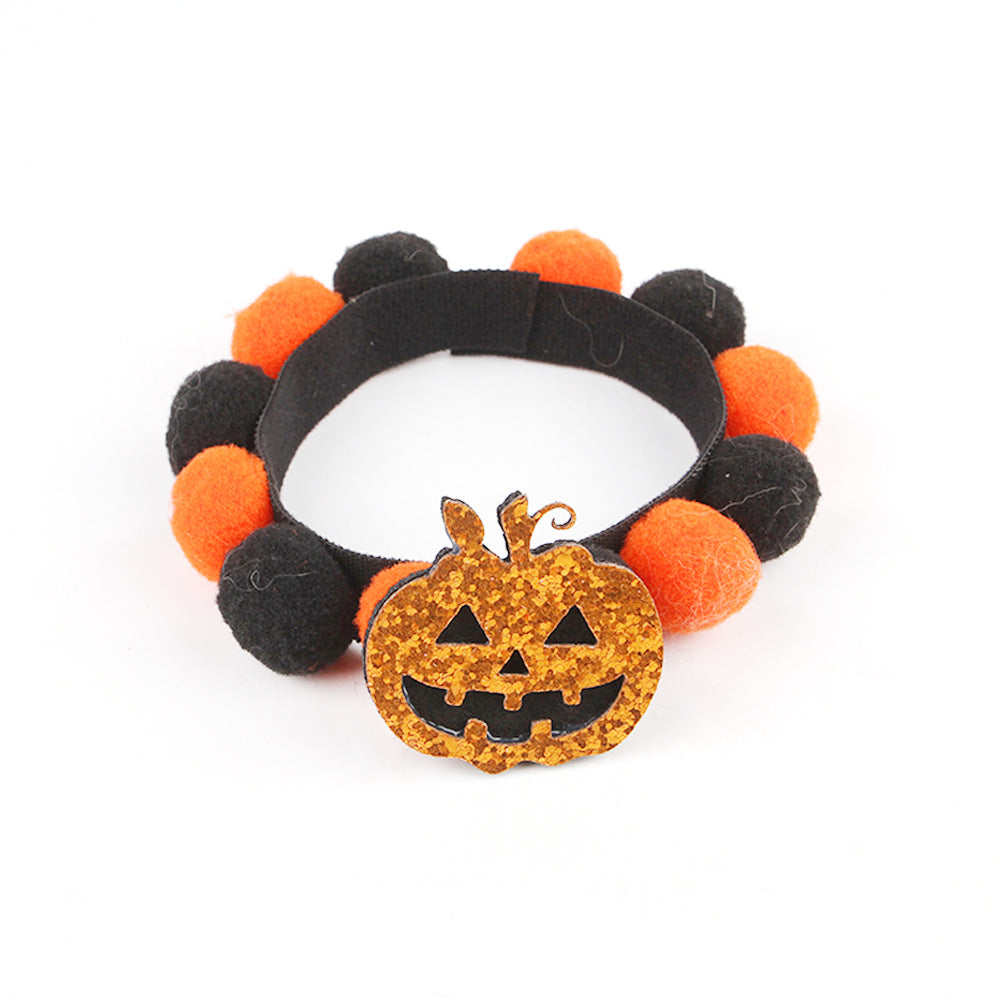 Halloweenhalsband för husdjur, motivvariant 4