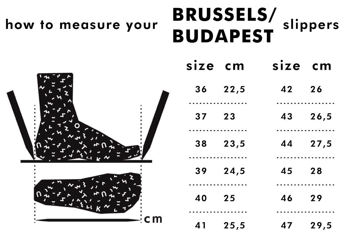 Storleksguide TOKU Brussels