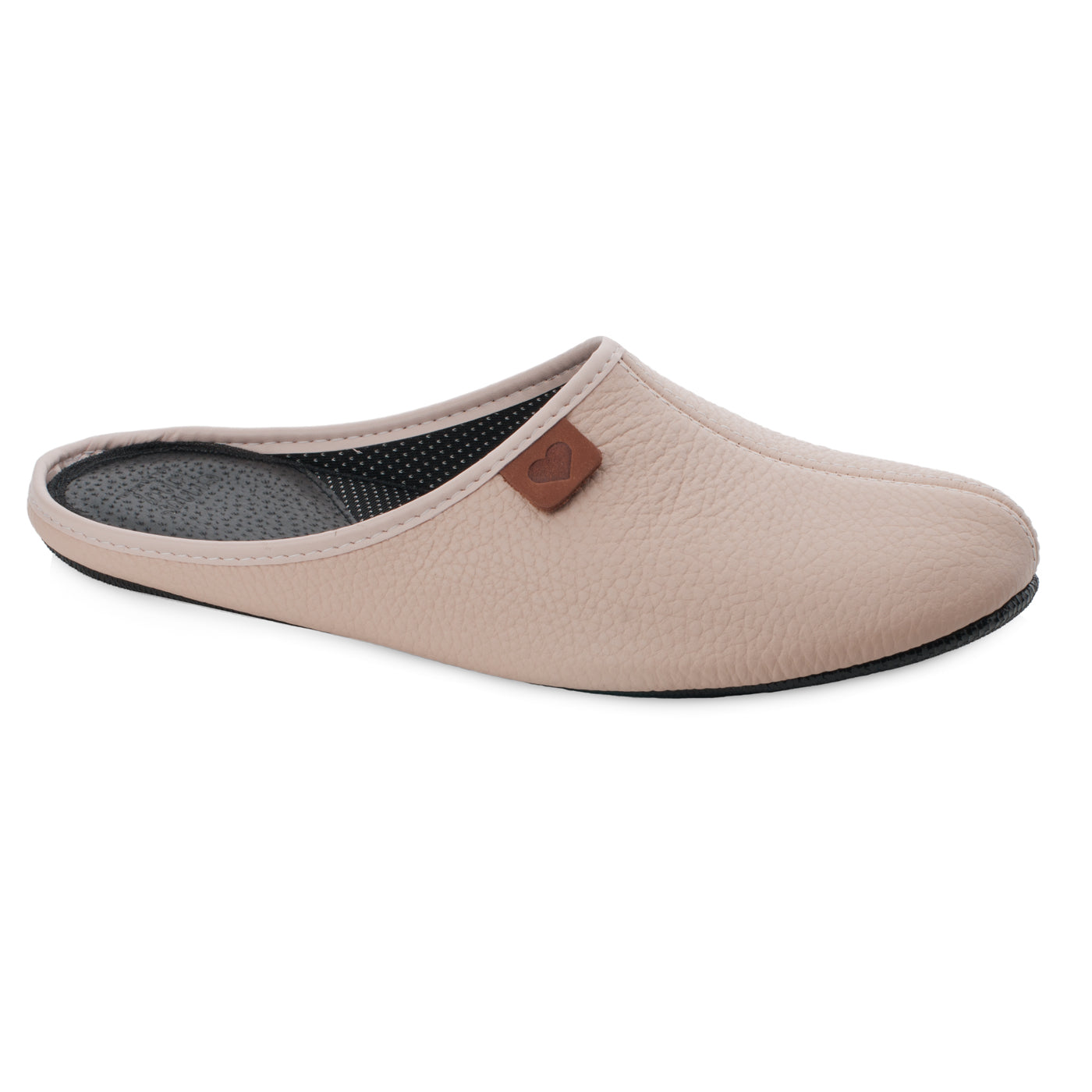 Lädertofflor Sänna - Beige