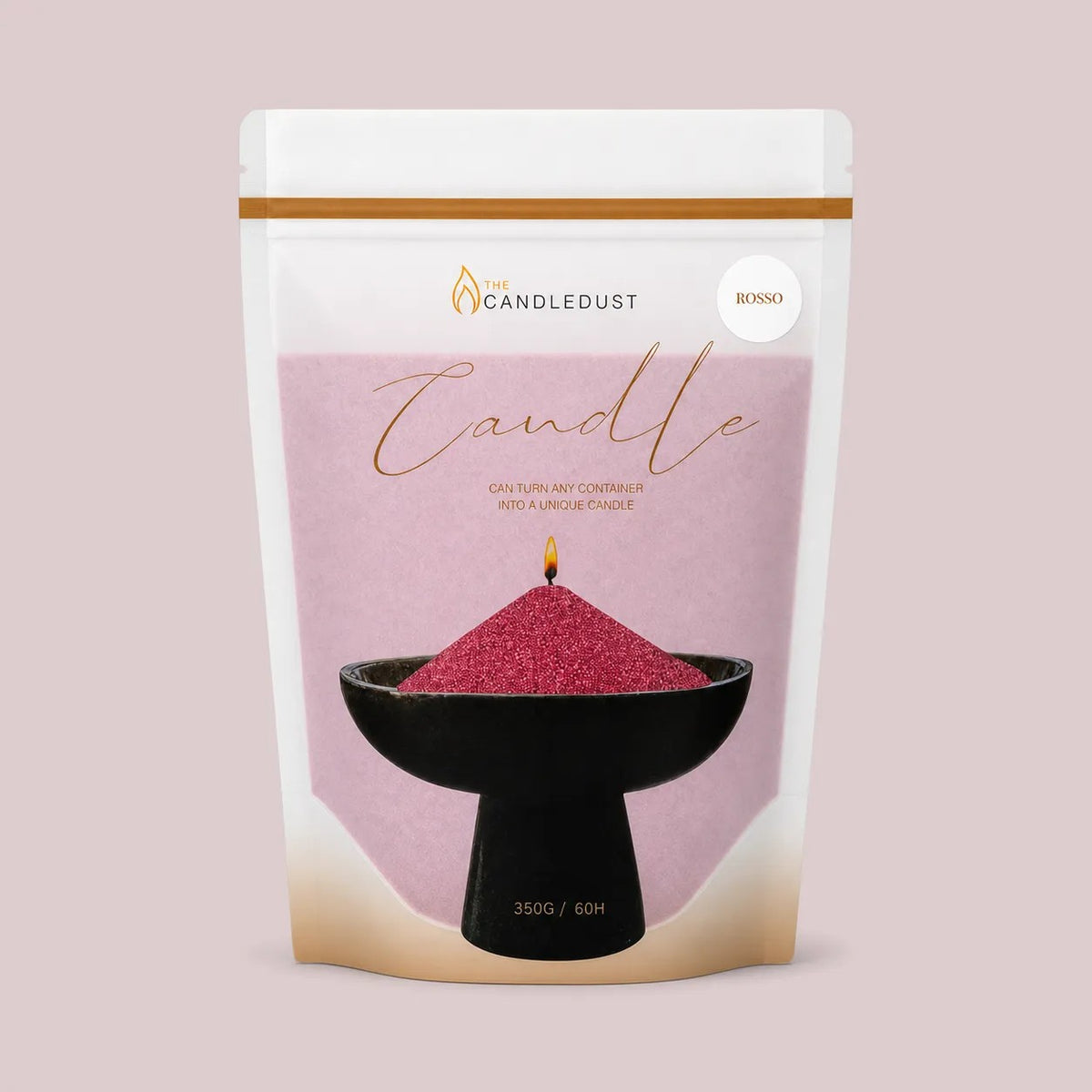 Rosso Scented Candle Sand Refill, 350g