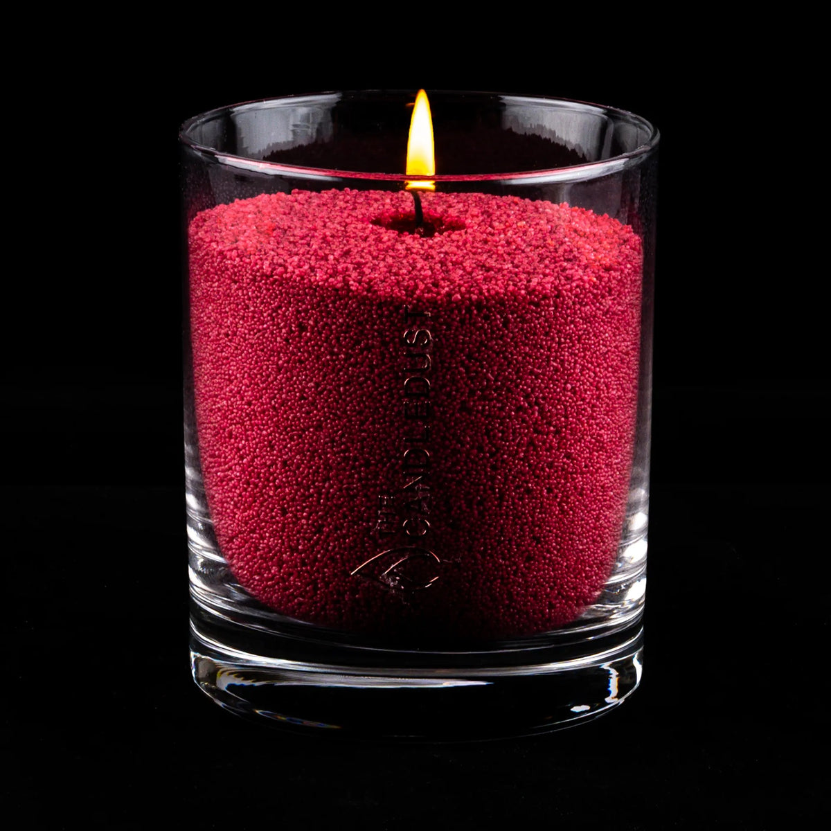 Sangria Red Unscented Candle in Glass, 160g