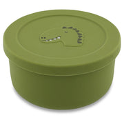 Silicone Snack Container with Lid - Mr. Dino