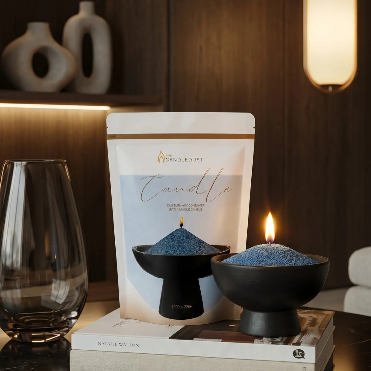 Space Grey Unscented Candle Sand Refill, 1kg
