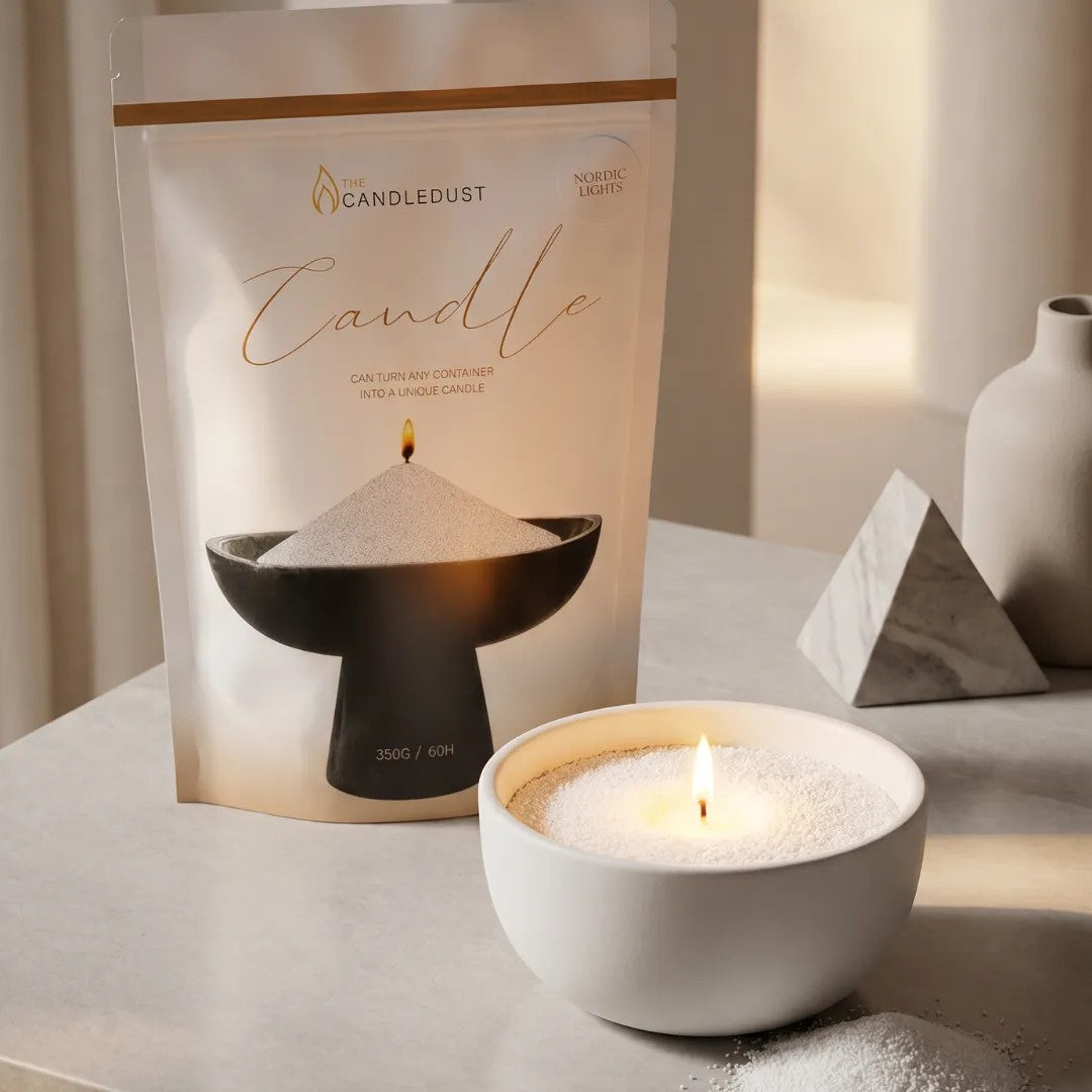 White Unscented Candle Sand Refill, 1kg